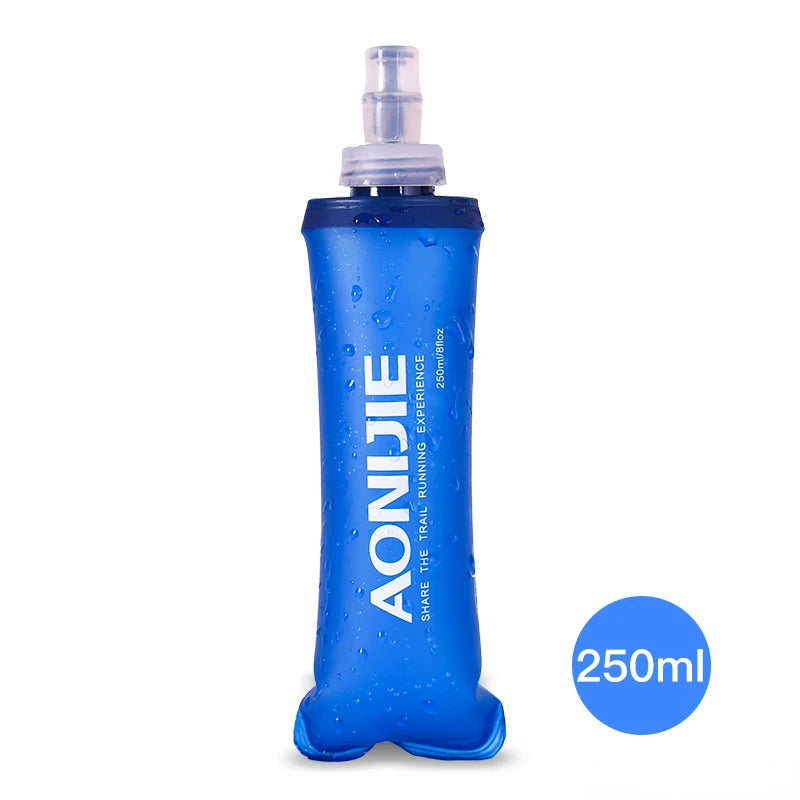 AONIJIE SD09/SD10 Soft Flask – 250ml & 500ml Folding Collapsible TPU Water Bottle, Perfect for Running, Hydration Packs, Waist Bags, & Vests