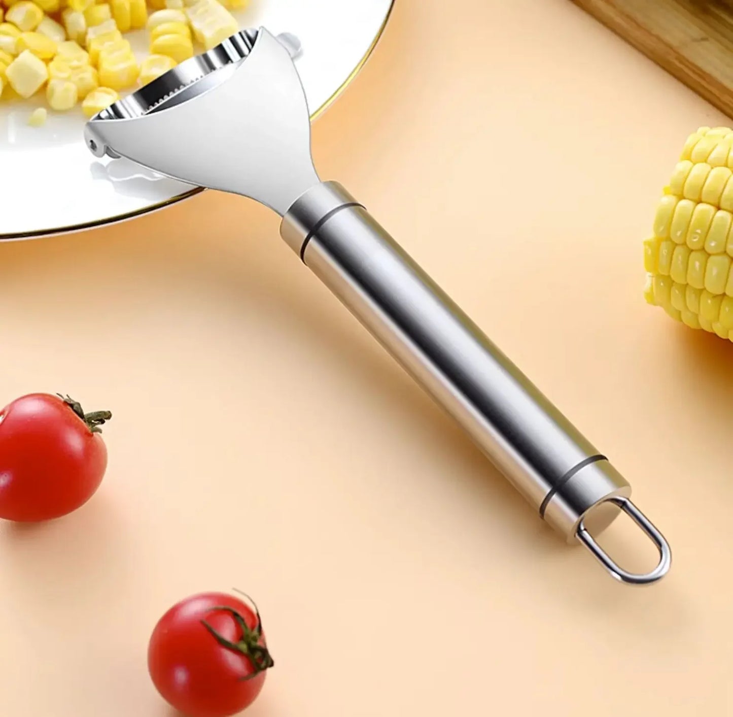 Stainless Steel Manual Corn Peeler: Household Kitchen Tool for Threshing, Shaving, and Stripping Corn Cob