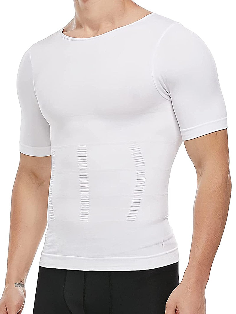 Enhance Your Gym Workout with a Slimming Body Shaper Vest Shirt: Abdominal Control and Tummy Compression for Men