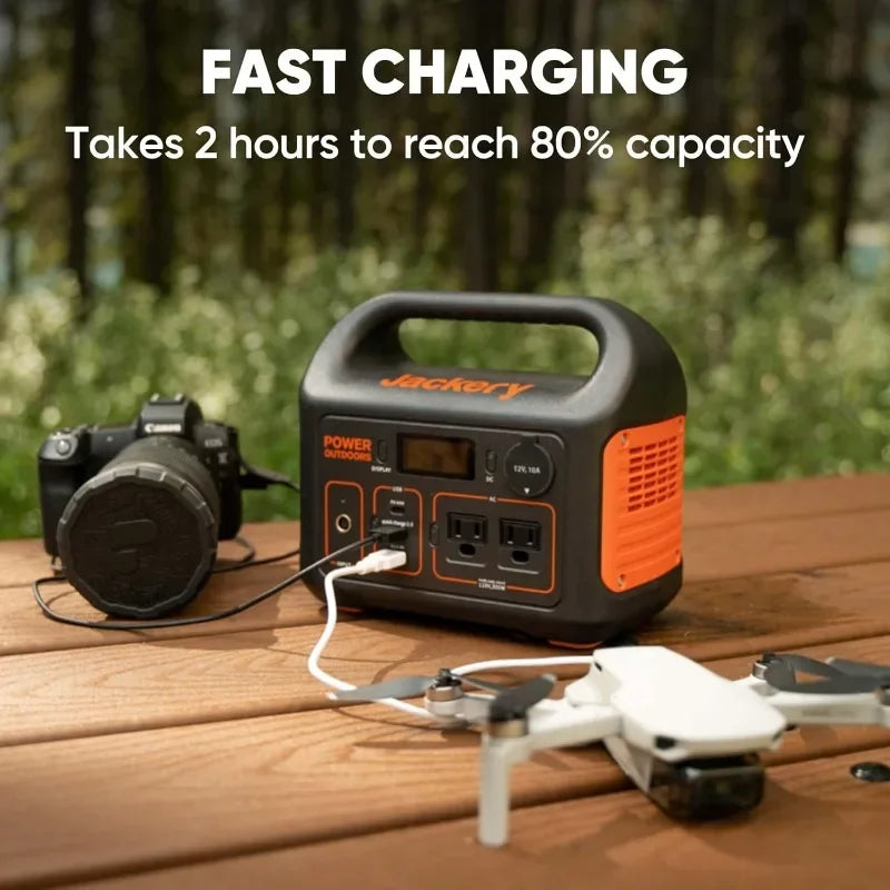 Jackery Portable Power Station Explorer 300 – 293Wh Backup Lithium Battery, Solar Generator (Solar Panel Optional), Compact & Efficient Power for Outdoors and Emergencies