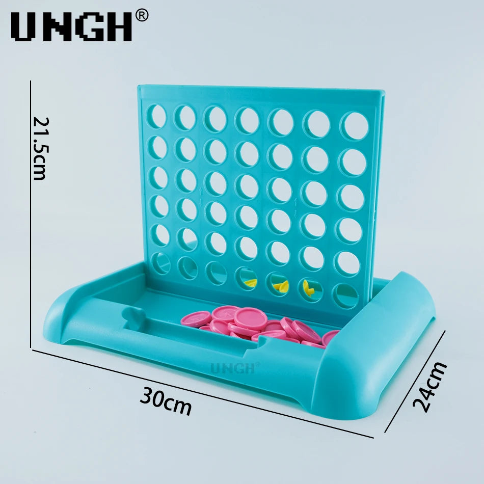 🎲 UNGH Four in a Row Bingo Chess – Classic Family Board Game for Kids & Adults