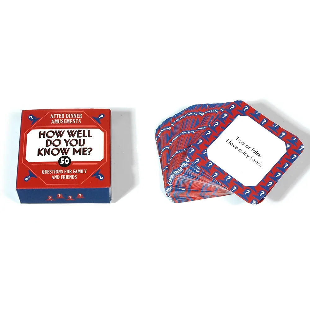 How Well Do You Know Me? – Fun & Revealing Game for Friends, Couples, and Family Nights