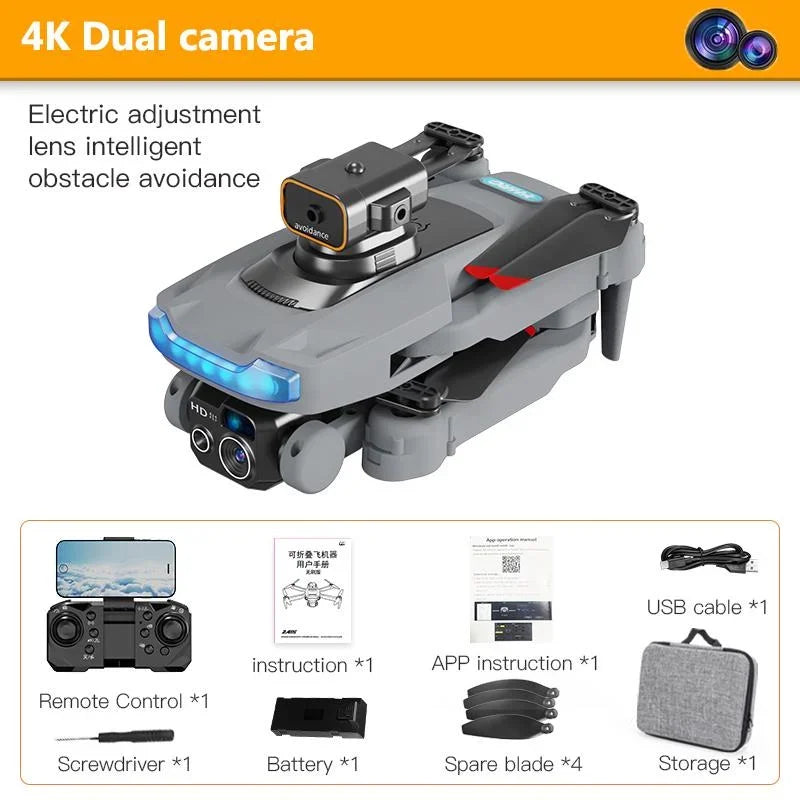 Capture Stunning Aerial Footage: P15 Drone with 8K Camera & Obstacle Avoidance