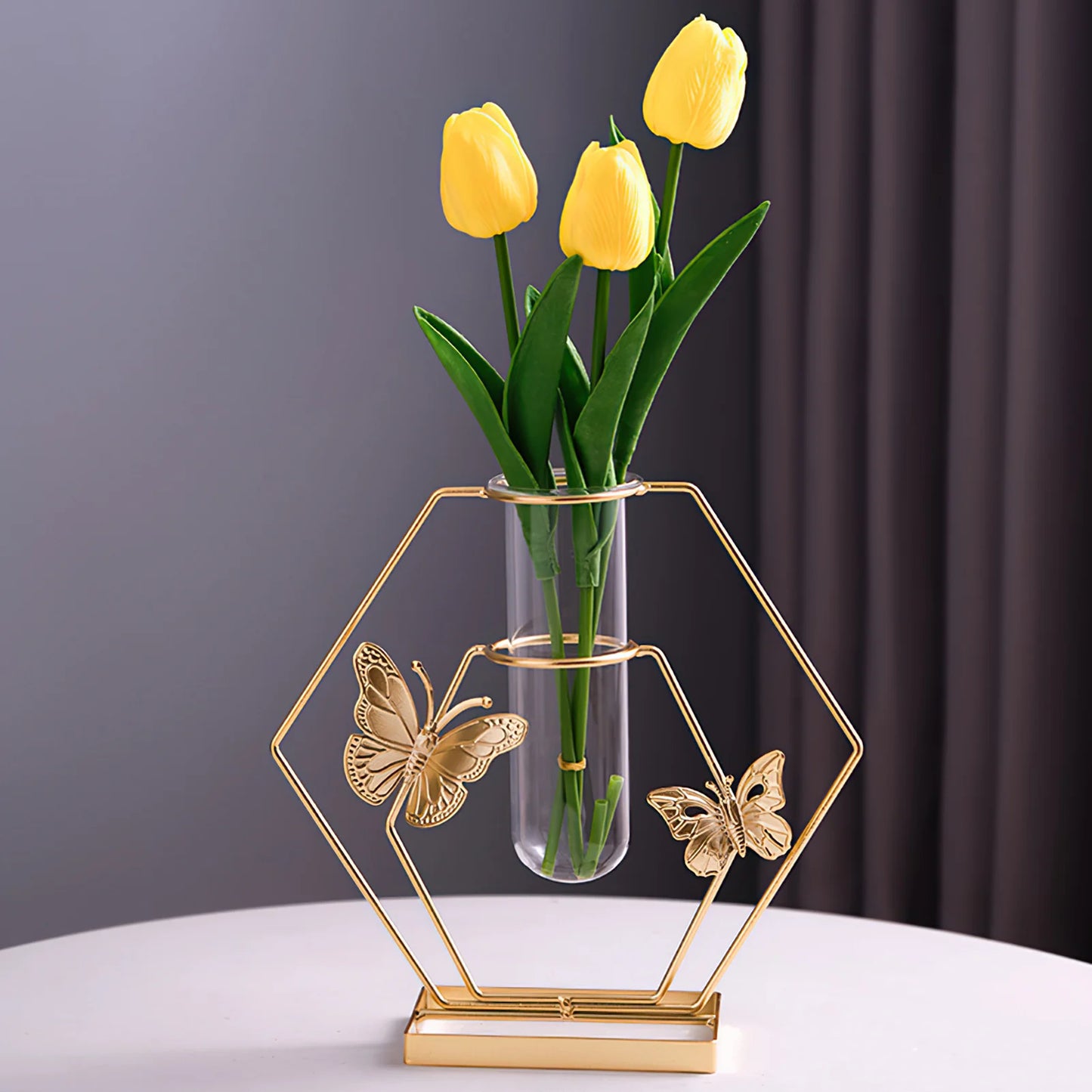 Nordic Hydroponic Vase – Minimalist Table Decor for Weddings, Centerpieces & Modern Home Styling