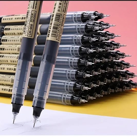 10-Piece Set of Smooth Needle-Tip Gel Pens – Vibrant, Precise, & Perfect for School or Office