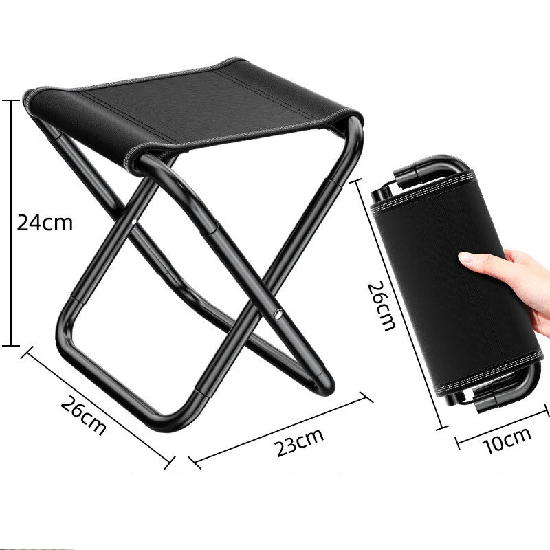 Portable Folding Camping Chair – Lightweight Aluminum Alloy Seat for Fishing, Hiking & Outdoor Use