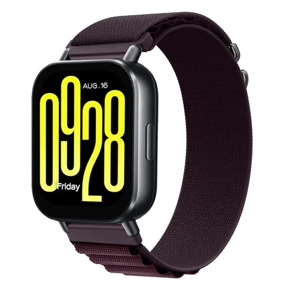22mm Sports Alpine Loop Strap for Redmi Watch 5 Lite/Active – Nylon Comfortable Replacement Band Bracelet