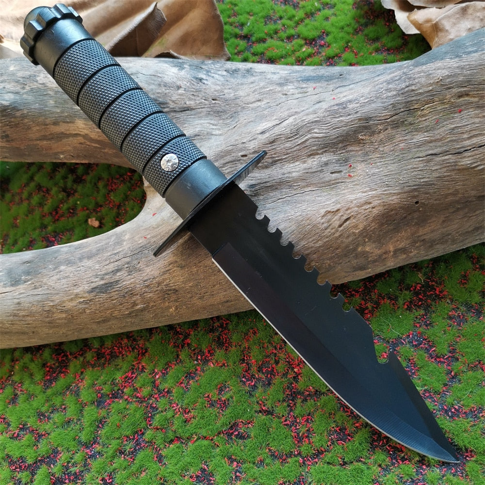 Stainless Steel Outdoor Tactical Survival Knife: Your Ultimate Self-Defense and Bushcraft Tool