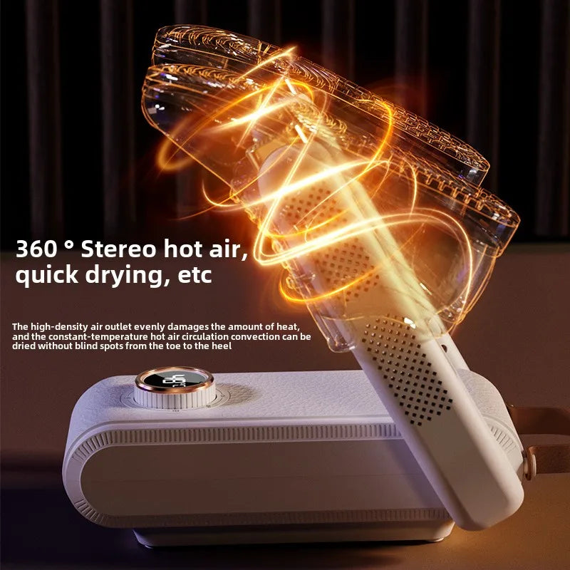 👟 Foldable Shoe & Boot Dryer with Hot Air Circulation
Deodorizing | Constant Temperature | Portable & Timed Drying
