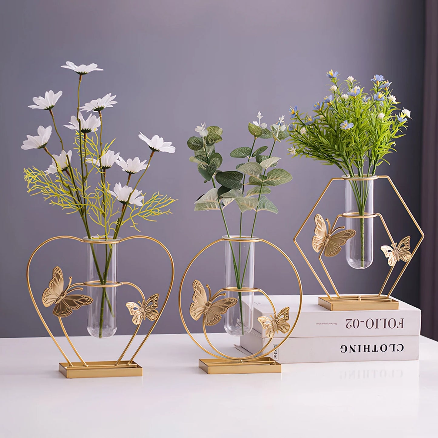 Nordic Hydroponic Vase – Minimalist Table Decor for Weddings, Centerpieces & Modern Home Styling