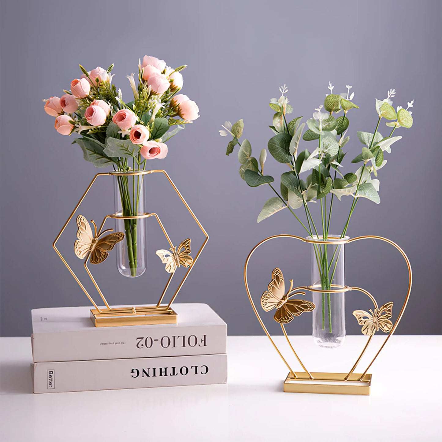 Nordic Hydroponic Vase – Minimalist Table Decor for Weddings, Centerpieces & Modern Home Styling
