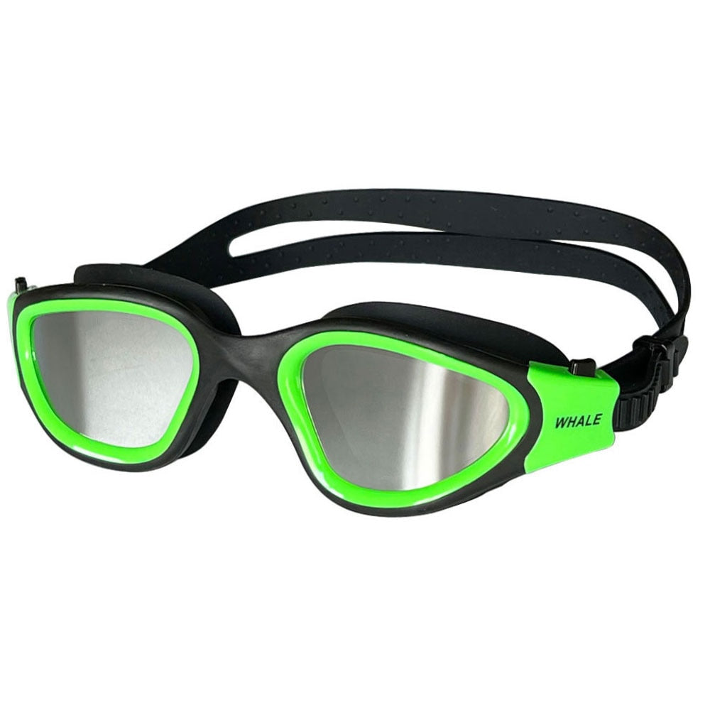 Experience Clear Vision with Professional Adult Swimming Goggles: Anti-Fog, UV Protection, Waterproof, and Adjustable Silicone for Men and Women