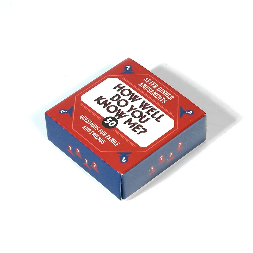 How Well Do You Know Me? – Fun & Revealing Game for Friends, Couples, and Family Nights
