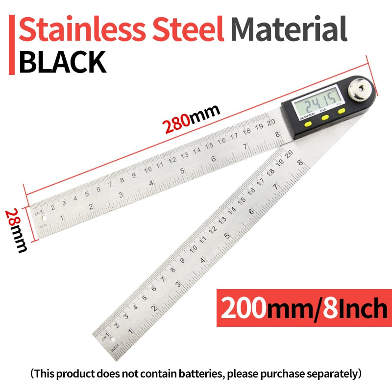 Digital Angle Finder Goniometer: Electronic Protractor for Precise Multi-Angle Measurement