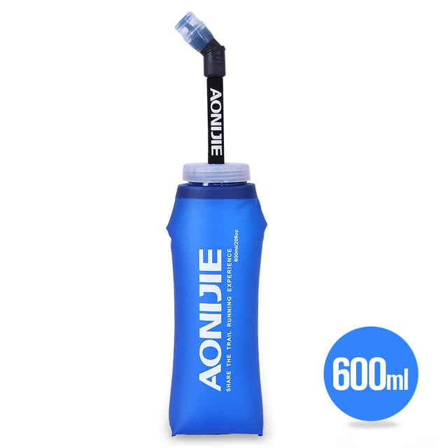 AONIJIE SD09/SD10 Soft Flask – 250ml & 500ml Folding Collapsible TPU Water Bottle, Perfect for Running, Hydration Packs, Waist Bags, & Vests