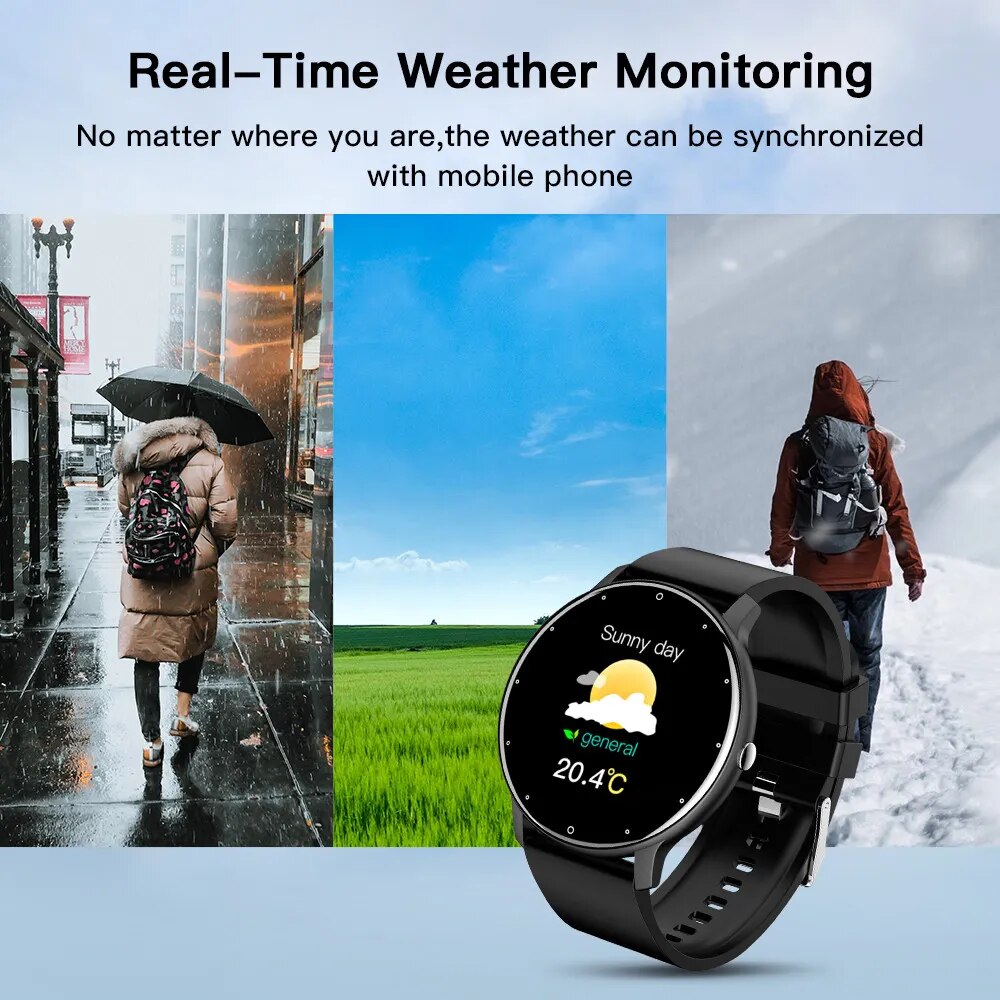 L02D Smart Watch: Full Touch Screen, IP68 Waterproof, Fitness Tracker, and Bluetooth Smartwatch for Men and Women in 2023