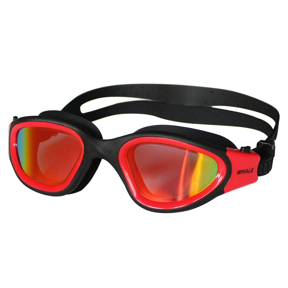 Experience Clear Vision with Professional Adult Swimming Goggles: Anti-Fog, UV Protection, Waterproof, and Adjustable Silicone for Men and Women