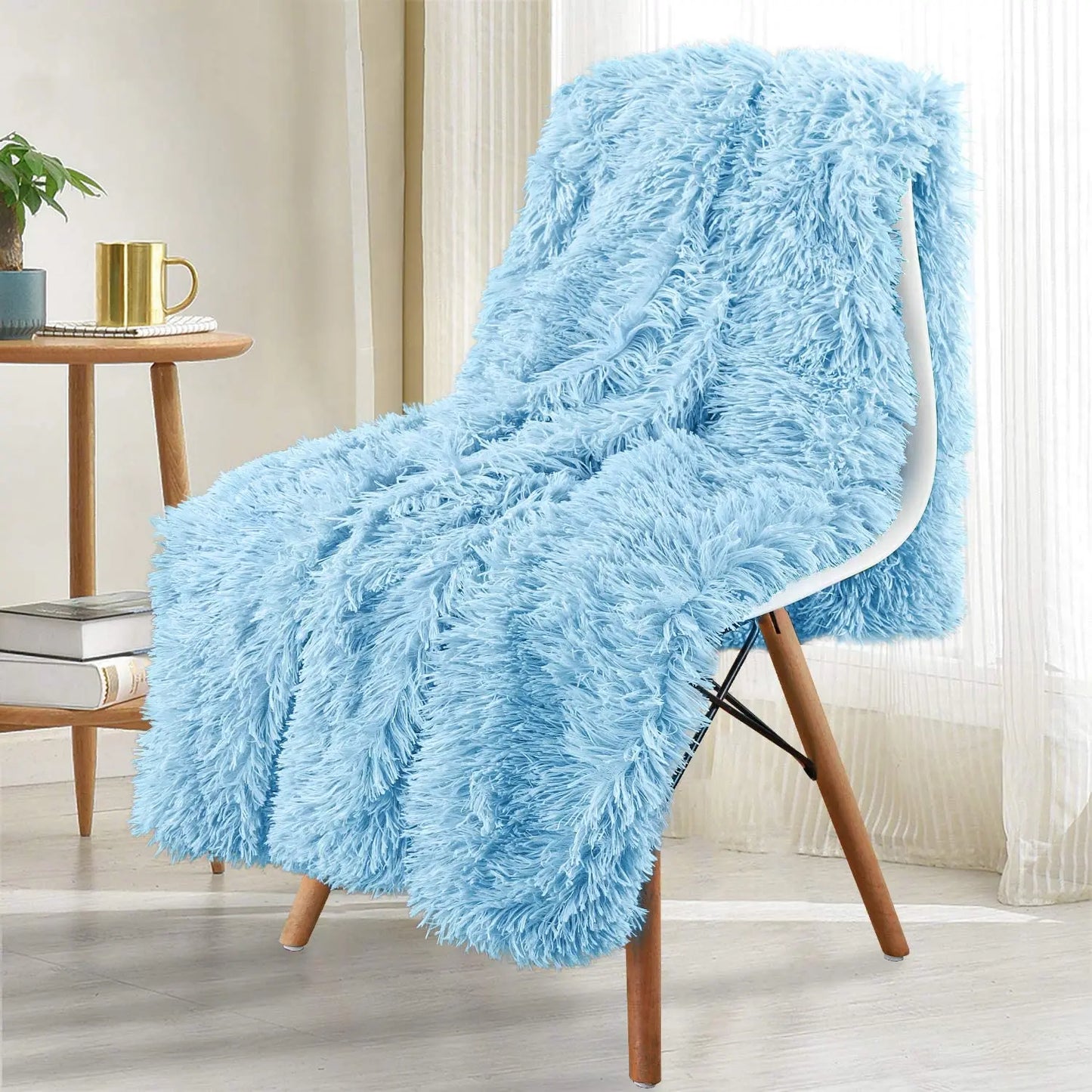 Double Layer Plush Winter Throw Blanket: Cozy Bedspread, Sofa Cover, and Chair Towel – Perfect for Home Comfort