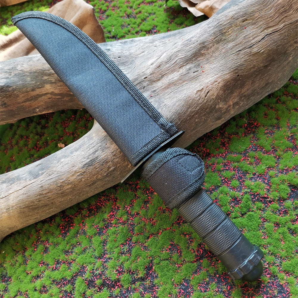 Stainless Steel Outdoor Tactical Survival Knife: Your Ultimate Self-Defense and Bushcraft Tool