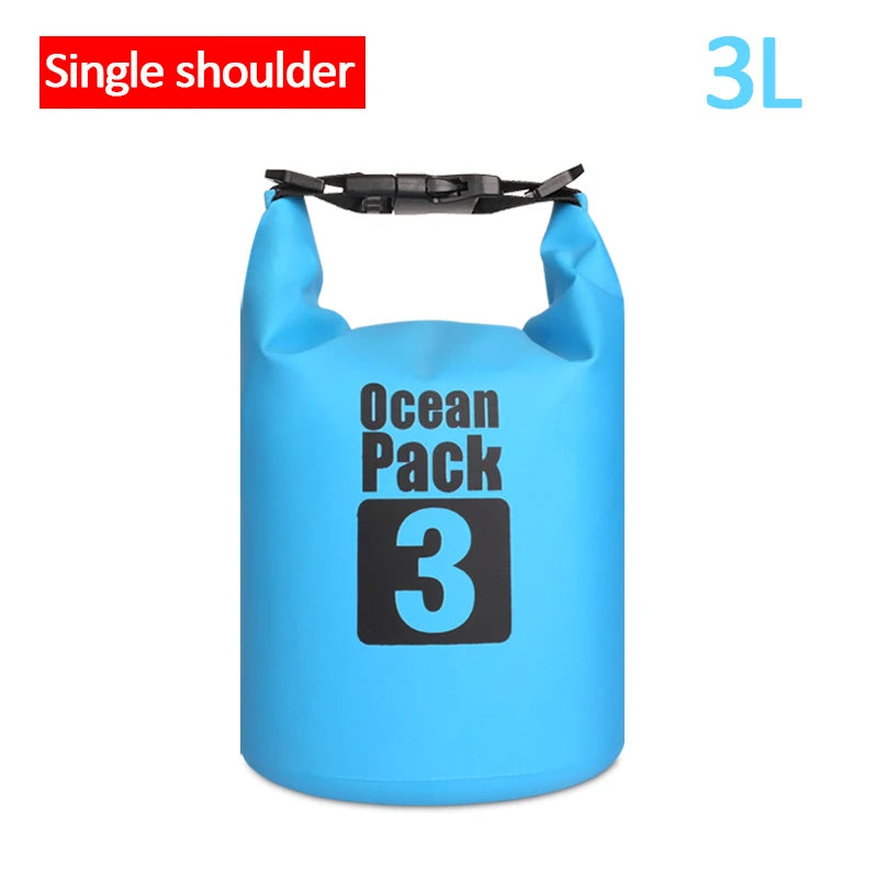 Waterproof Swimming Dry Bags: 500D Dry Sack Options in 2/5/10/15/20/30L for Boating, Fishing, Rafting