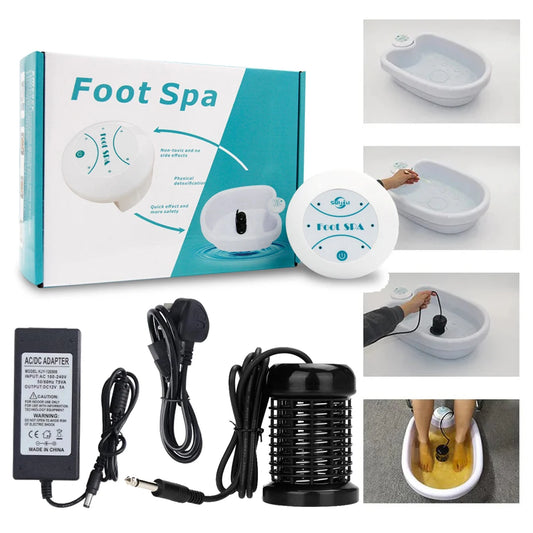 Ionic Detox Foot Spa Bath Machine – Relieves Fatigue, Promotes Circulation, and Boosts Vitality with Soothing Foot Massage