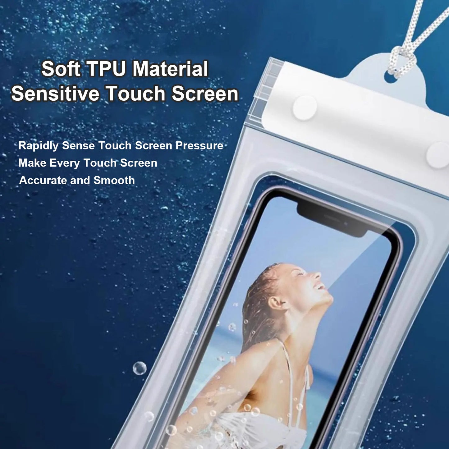 Waterproof Phone Case for Underwater Adventures – Fits Devices Up to 7 Inches