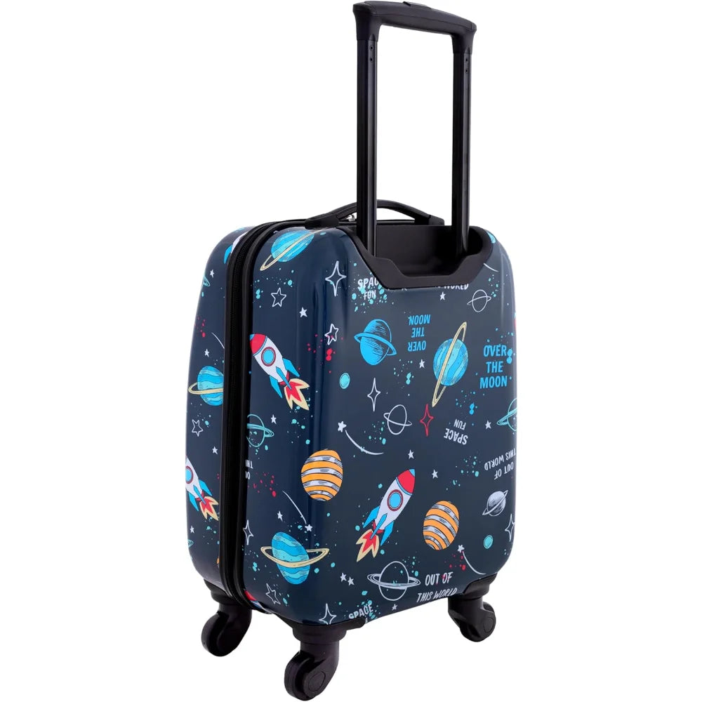 Club Kids 5-Piece Luggage Set – Space-Themed Travel Suitcases & Accessories for Children