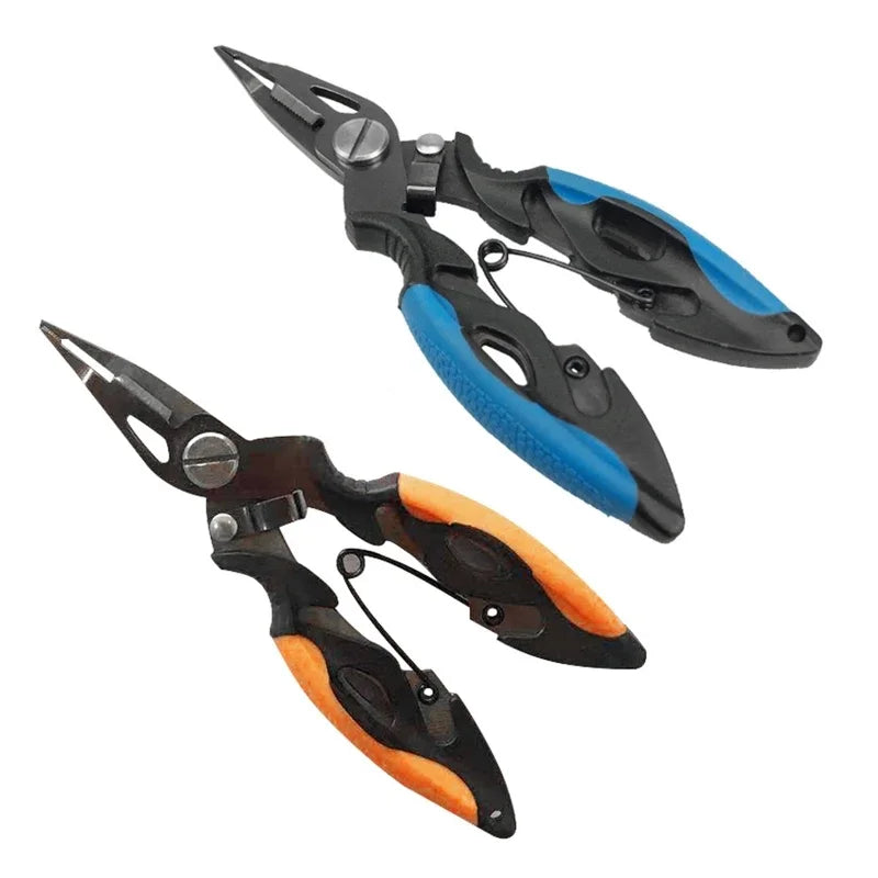 Stainless Steel Fishing Pliers – Multi-Function Line Cutter, Braid Scissors, and Hook Remover, Durable Outdoor Fishing Tool Accessories