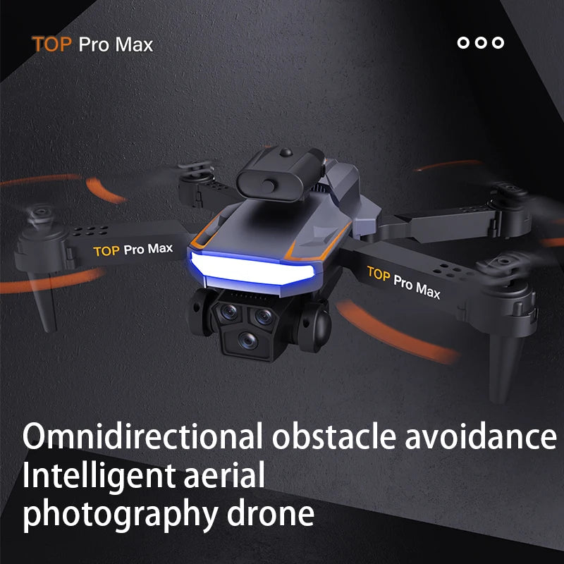 P18 Professional RC Drone - 8K Tri HD Camera, Optical Flow Localization, 540° Obstacle Avoidance, GPS Quadcopter Gift