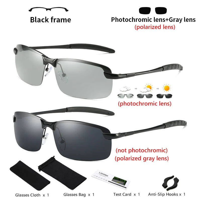 Photochromic Polarized Sunglasses - The Ultimate Anti-Glare Driving Glasses