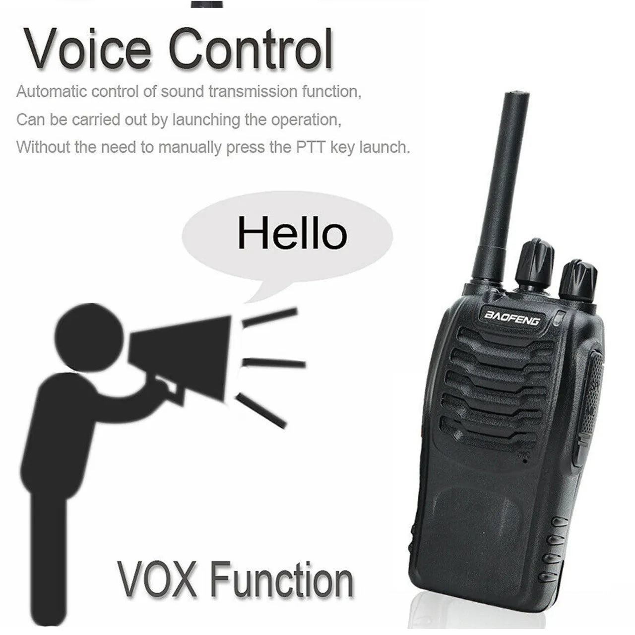 Long Range Walkie Talkie - Available in Sets of 1-10PCS