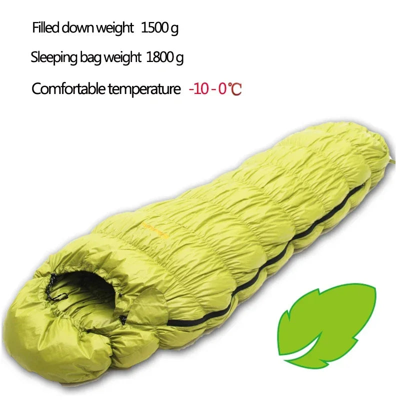 Children's Cute Caterpillar Sleeping Bag | Cozy White Goose Down, 5 Thickness Options – Fits Kids Under 130cm