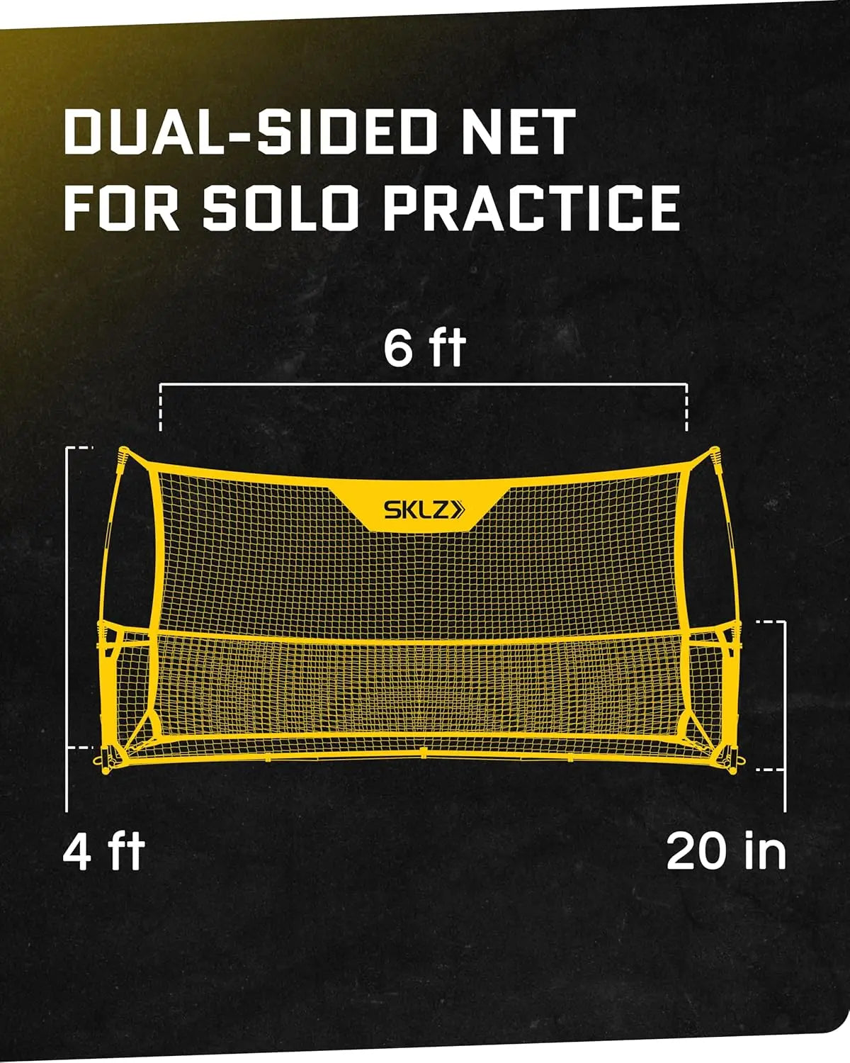 Portable Soccer Trainer – Rebounder Net for Volley, Passing, and Solo Practice