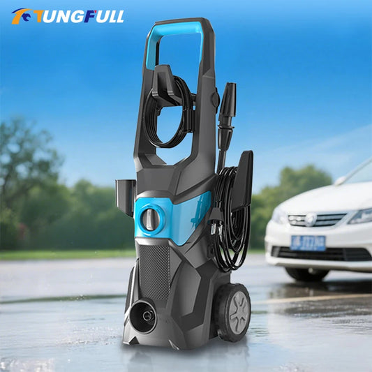 Portable High-Pressure Car Washer – Powerful Automatic Water Pump for Car, Bike, Patio & Garden Cleaning