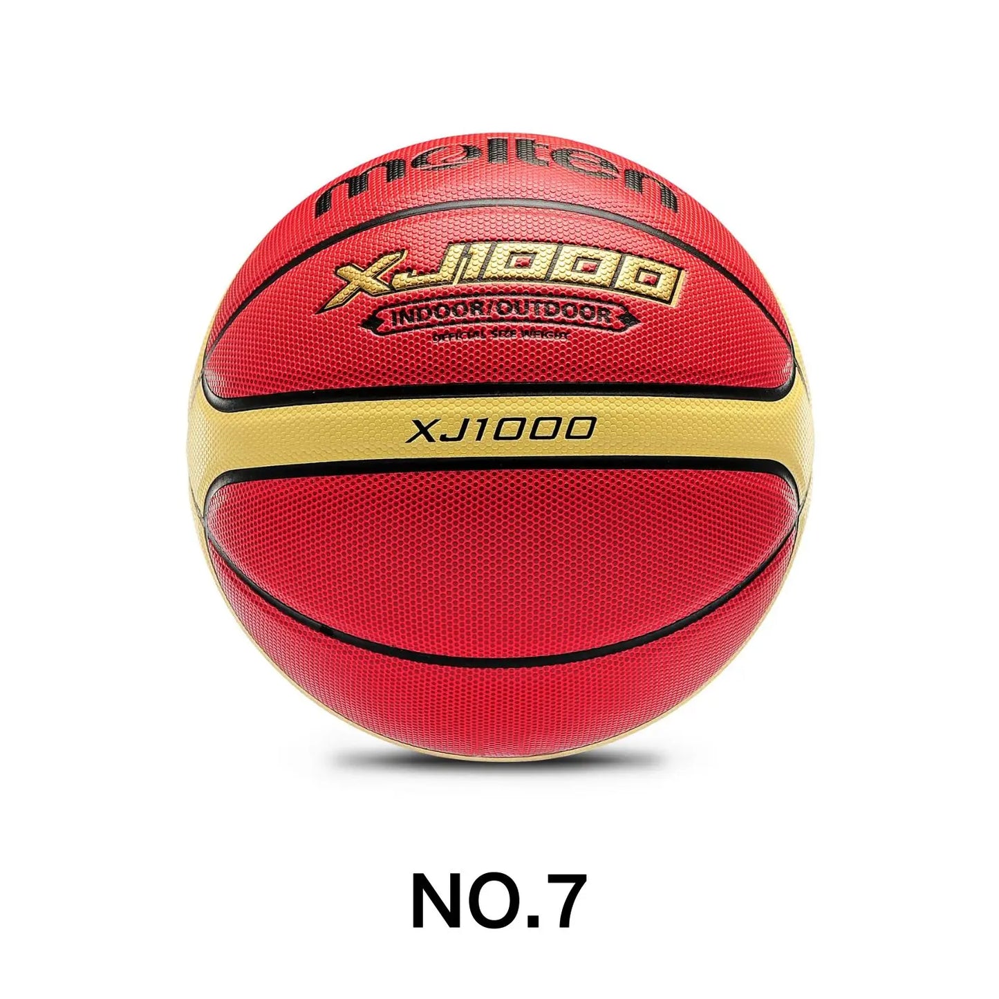 Molten XJ1000 Basketball – Official Size 6 or 7, Indoor/Outdoor Training Ball, Wear-Resistant Grip