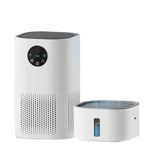 2-in-1 Air Purifier & Humidifier – H13 HEPA Filter for Allergies, Pet Hair, Smoke & Dry Air in Bedroom or Home