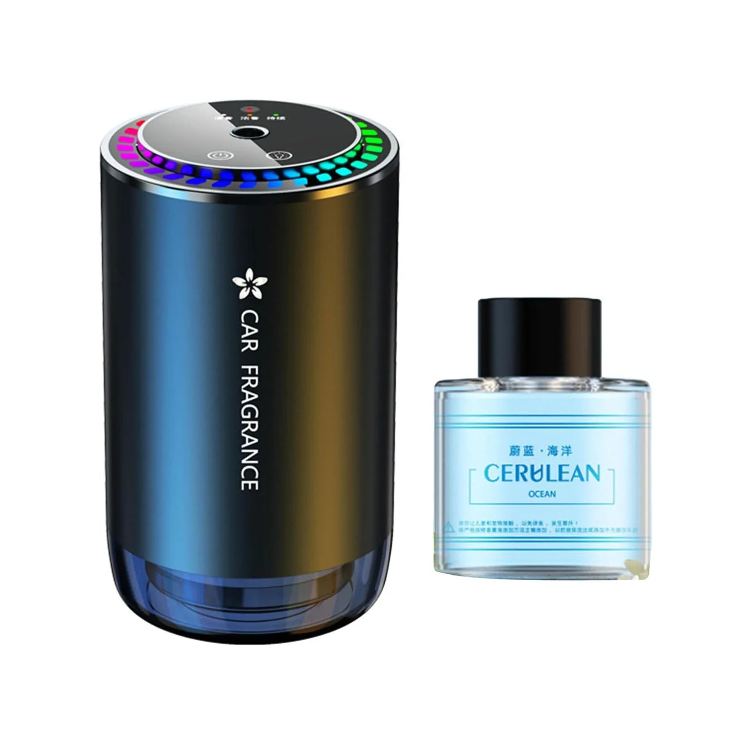 Smart Car Air Freshener & Essential Oil Diffuser – 50ml Long-Lasting Aroma with Star Projector & Auto On/Off