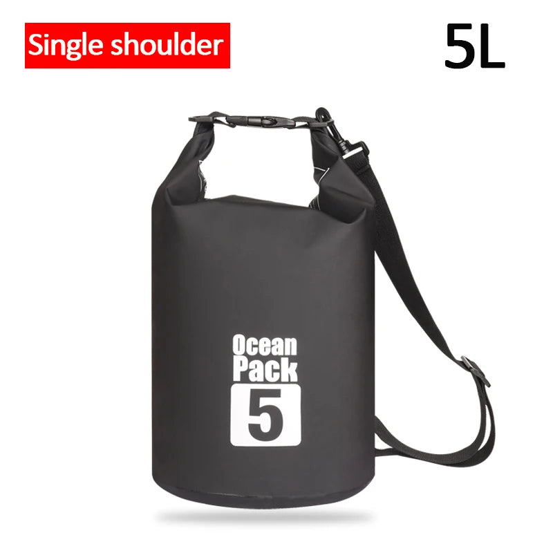 Waterproof Swimming Dry Bags: 500D Dry Sack Options in 2/5/10/15/20/30L for Boating, Fishing, Rafting