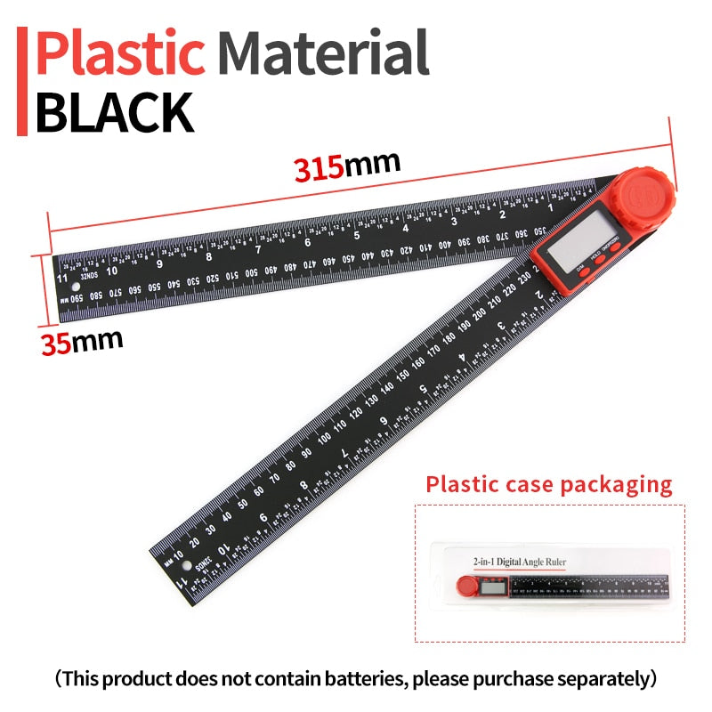 Digital Angle Finder Goniometer: Electronic Protractor for Precise Multi-Angle Measurement