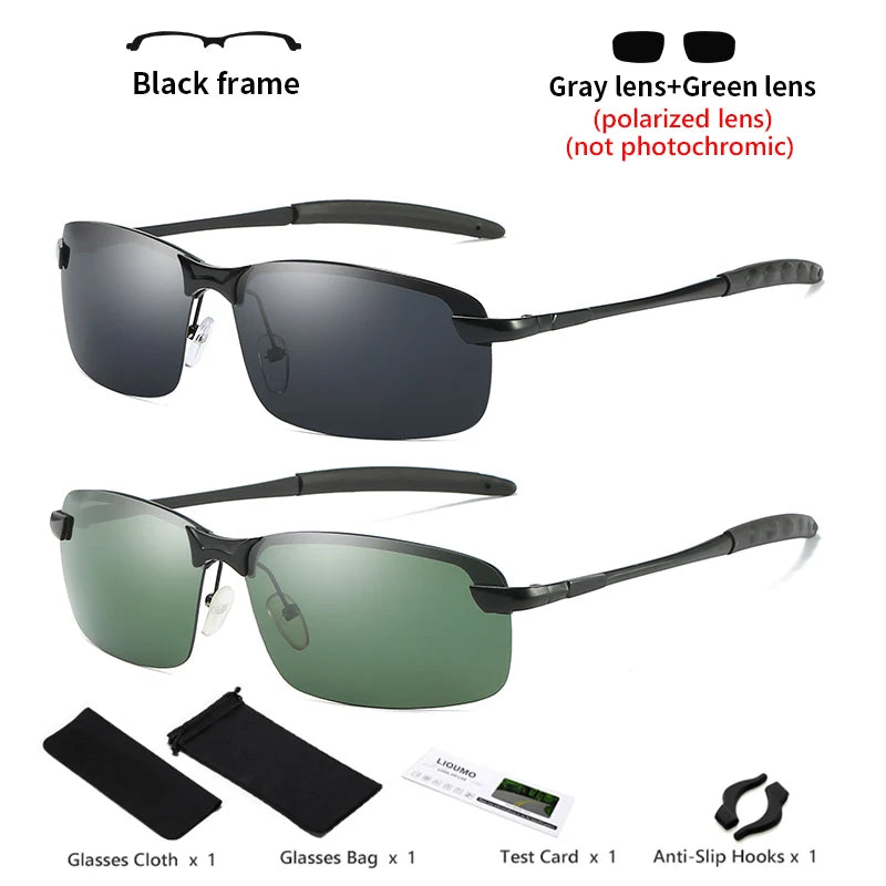 Photochromic Polarized Sunglasses - The Ultimate Anti-Glare Driving Glasses