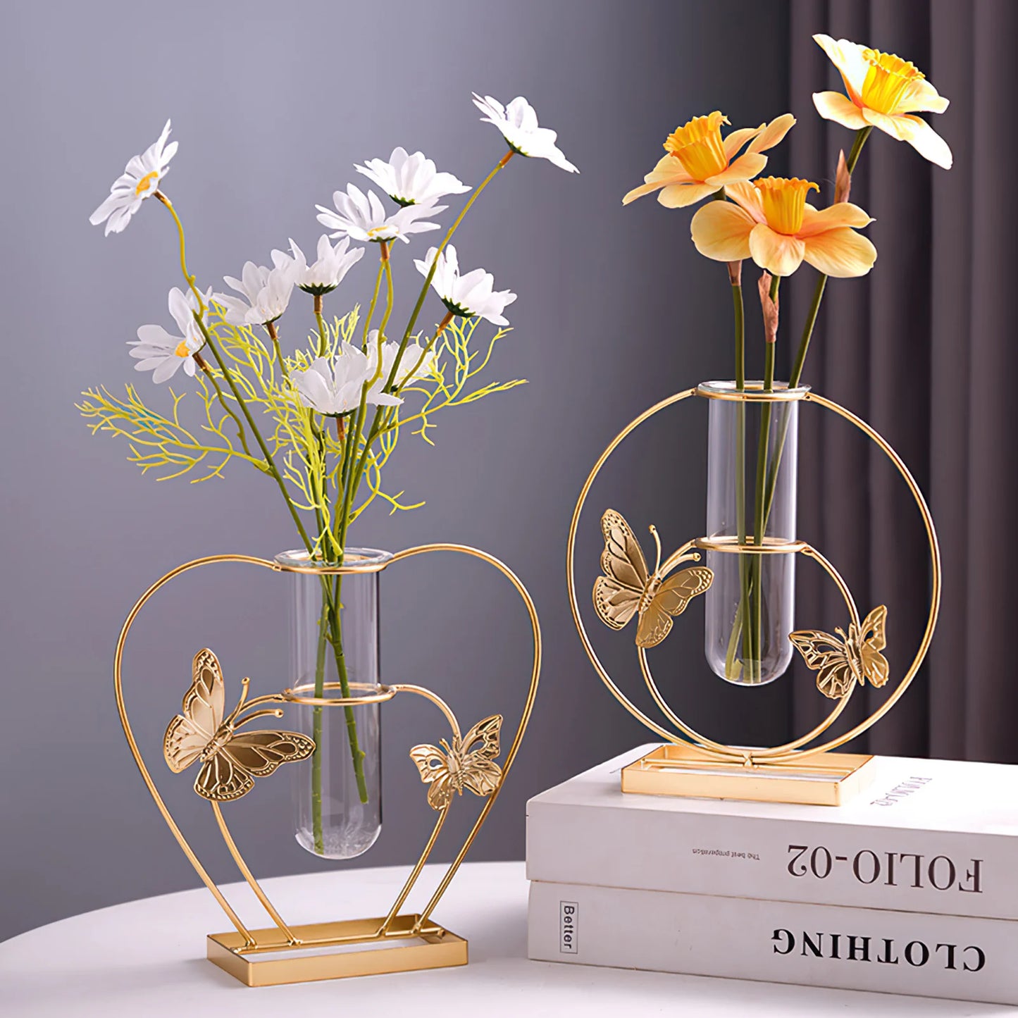Nordic Hydroponic Vase – Minimalist Table Decor for Weddings, Centerpieces & Modern Home Styling
