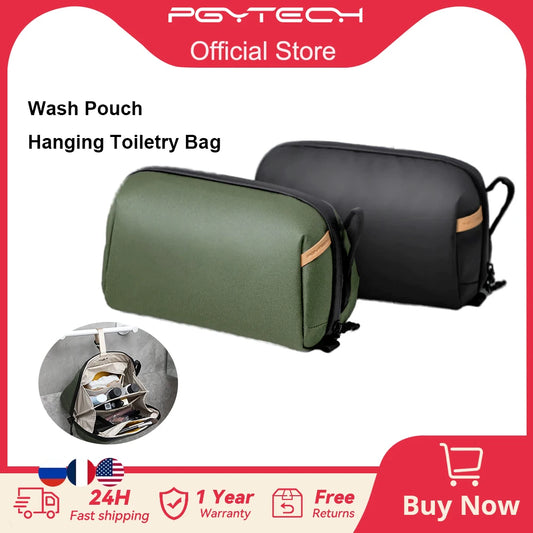 Wash Pouch – Waterproof Hanging Toiletry Bag for Men, Perfect Dopp Kit for Travel and Organizing Toiletries & Cosmetics!