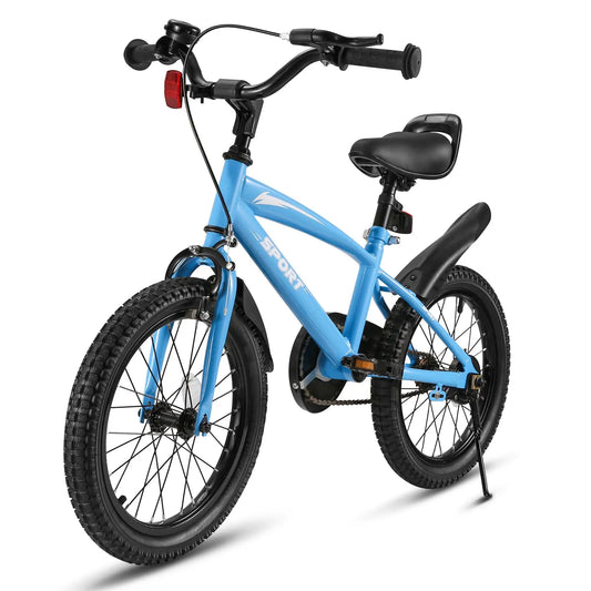 16” Kids Bike with Training Wheels – Adjustable Seat & Handbrakes for Safe, Confident Riding
