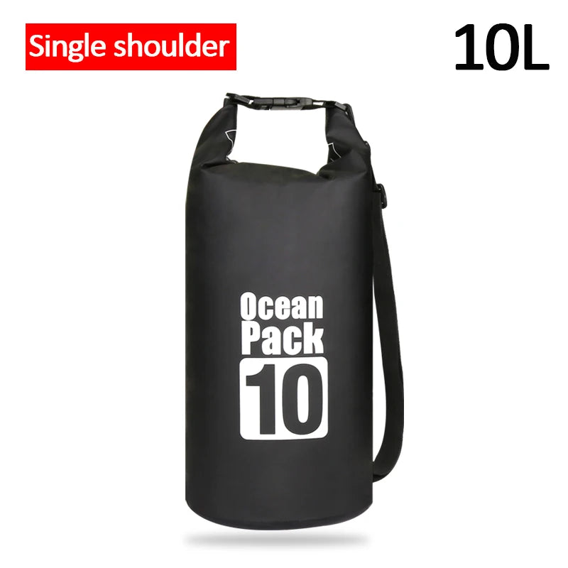 Waterproof Swimming Dry Bags: 500D Dry Sack Options in 2/5/10/15/20/30L for Boating, Fishing, Rafting