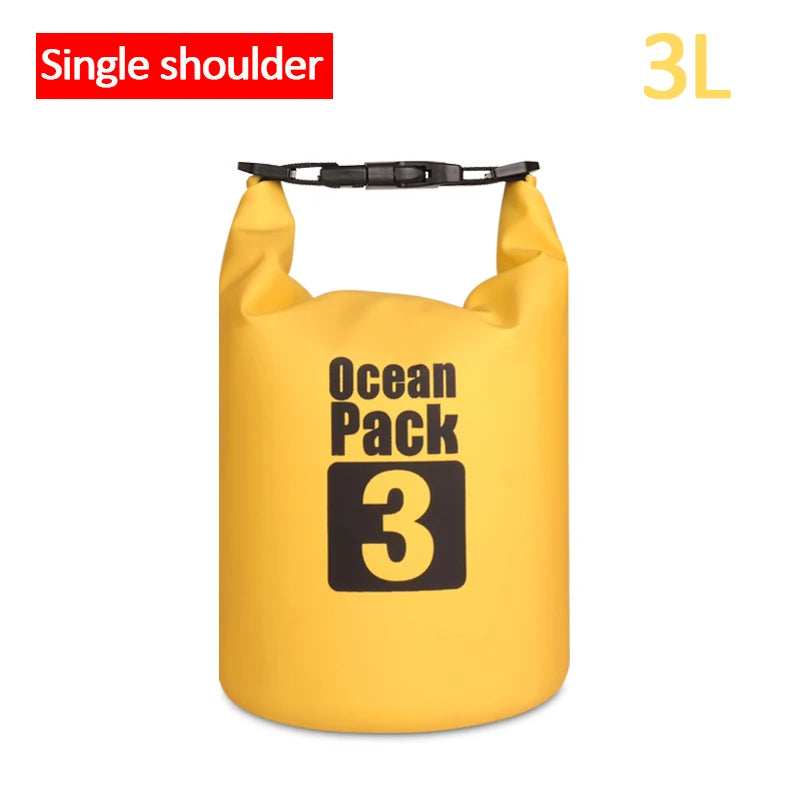 Waterproof Swimming Dry Bags: 500D Dry Sack Options in 2/5/10/15/20/30L for Boating, Fishing, Rafting