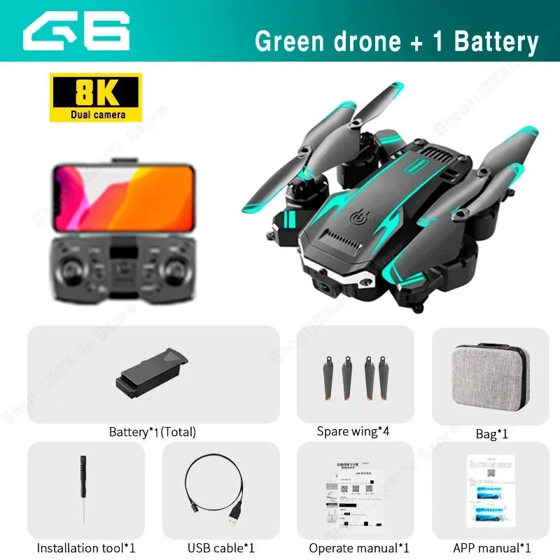 5G GPS Drone with 8K Dual Camera – Pro Aerial Photography Quadcopter with Obstacle Avoidance