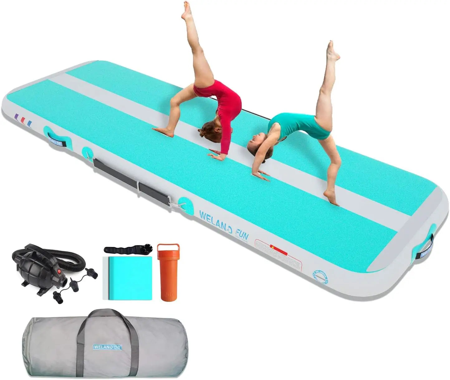 Inflatable Air Mat Tumble Track – Available in 10ft, 13ft, 16ft, and 20ft Sizes for Gymnastics and Tumbling Practice!