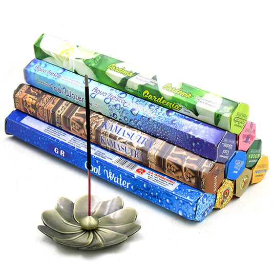 Experience Tranquility and Purification with Y's 20 Sticks of Indian Incense - Aromatic Varieties like White Sage, Lavender, Yoga, Sea Breeze, and Love, Perfect for Meditation, Aromatherapy, and Air Deodorization.