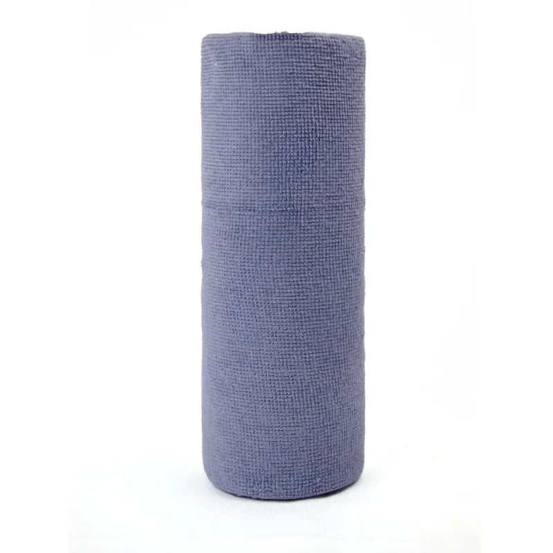 Reusable Microfiber Cleaning Cloth Roll – 20-Sheet Washable Kitchen Towels for Dishes & Household Use