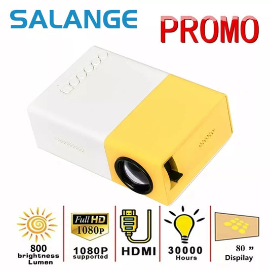 Compact Mini LED Projector – Portable Home Theater with USB, HDMI, and Audio Playback